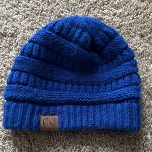 C.C Women's Vibrant Blue Knit Hat
